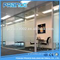 Aluminium frame used office glass partition wall